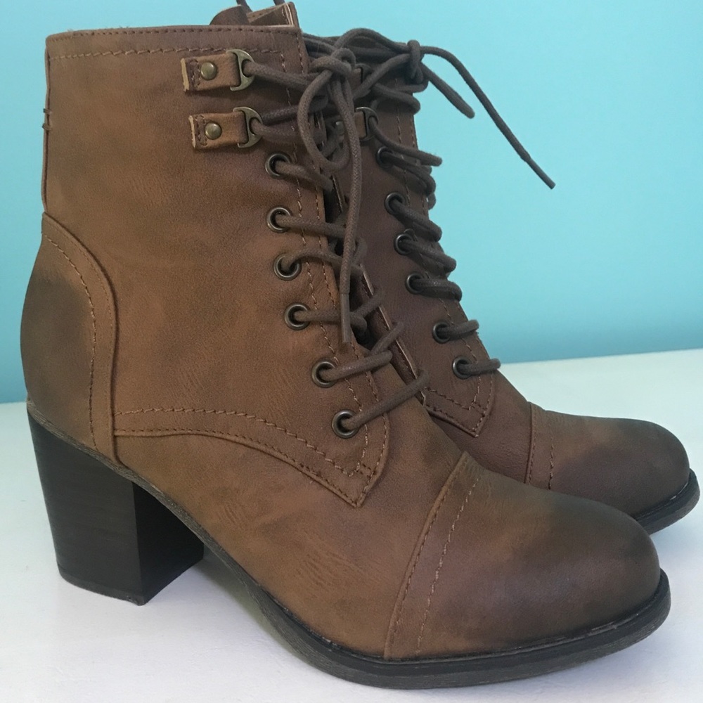 Madden Girl Lace-up Boots - Never been worn